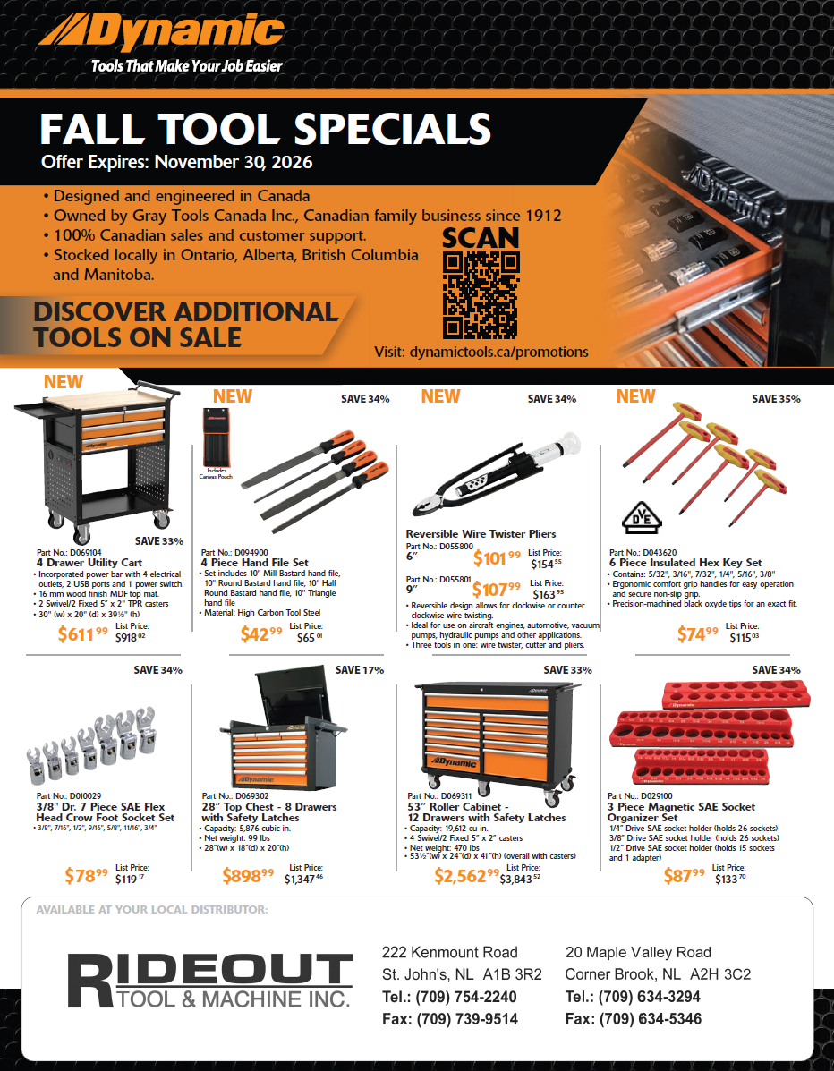 Dynamic Tools Fall 2026